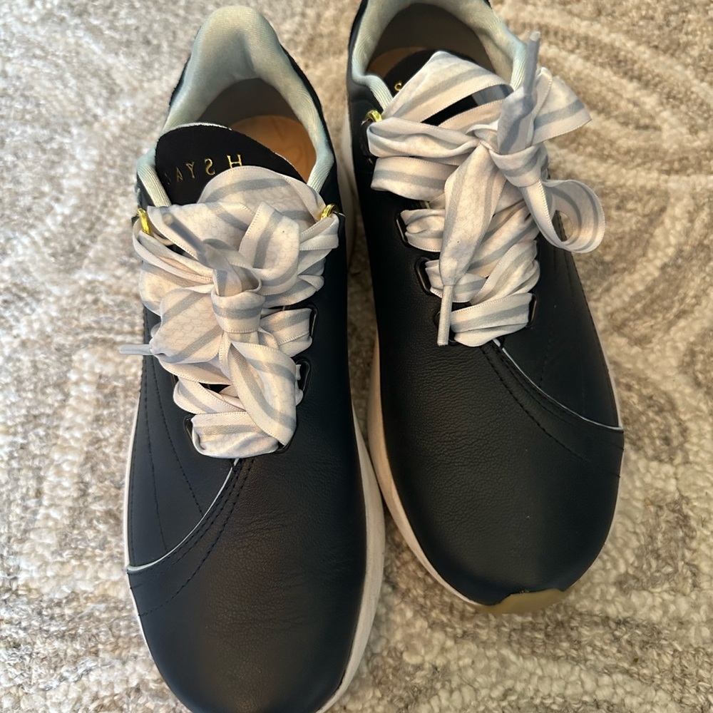 Saysh Two with Striped Ribbon Laces- founded by Allyson Felix